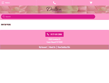 Tablet Screenshot of daltonflowers.net